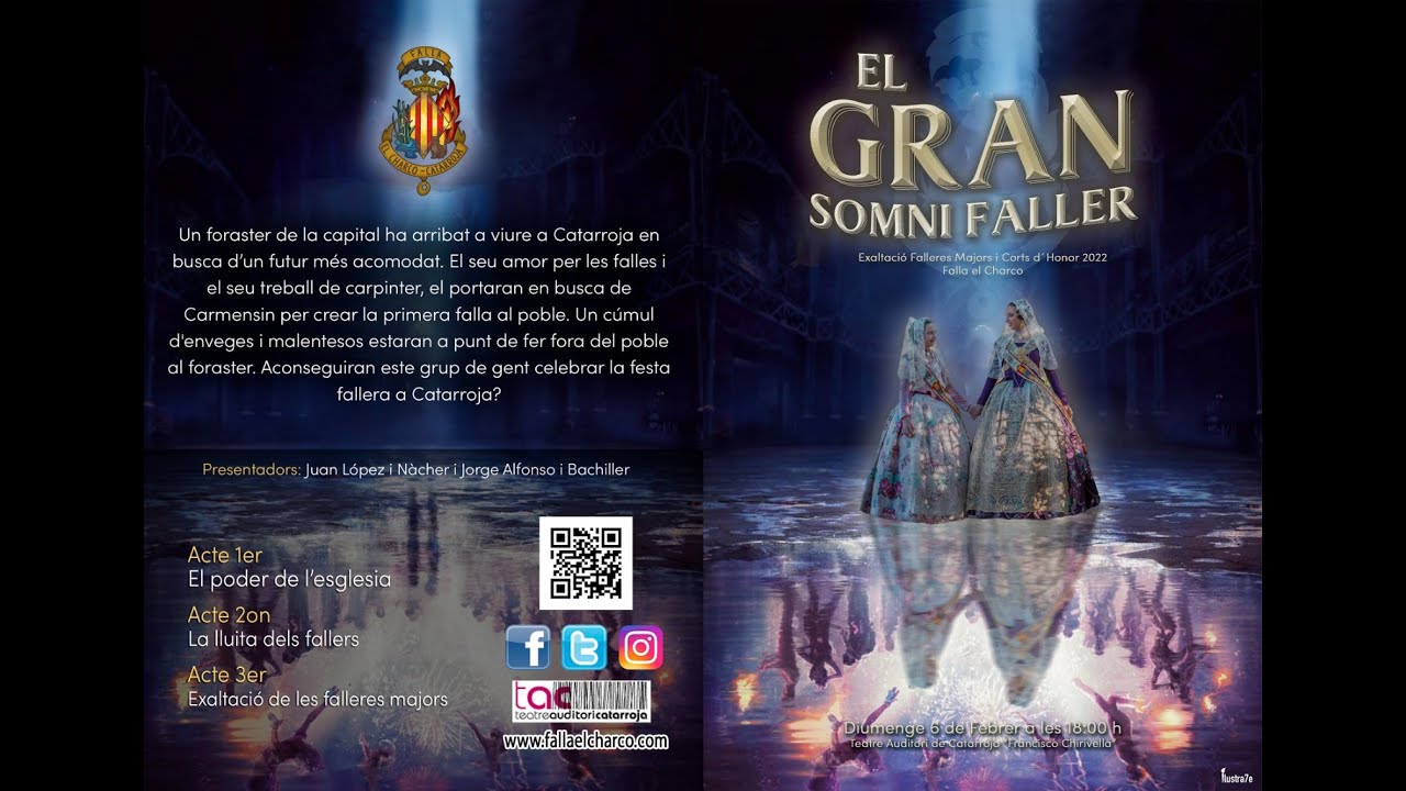 PRESENTACION FALLA EL CHARCO 2022 - EL GRAN SOMNI FALLER - FallaelCharco.com - CATARROJA