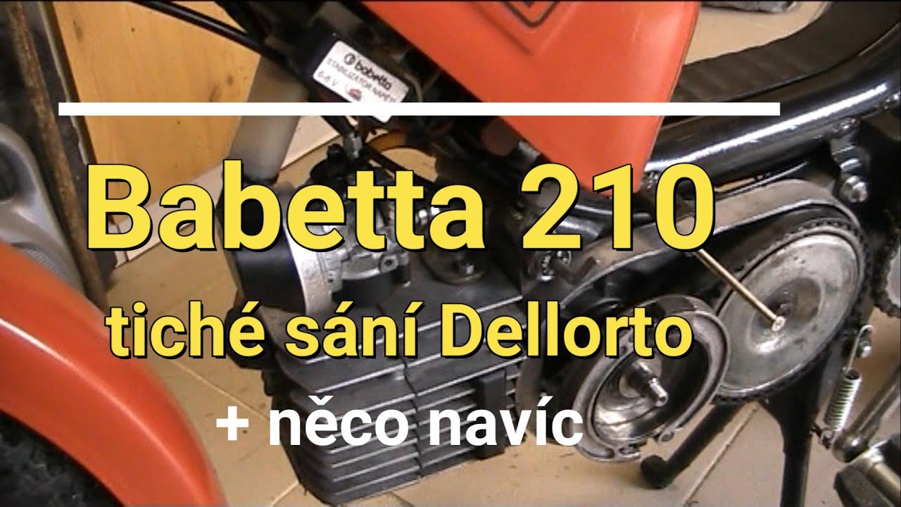 BABETTA 210 tiché sání Dellorto