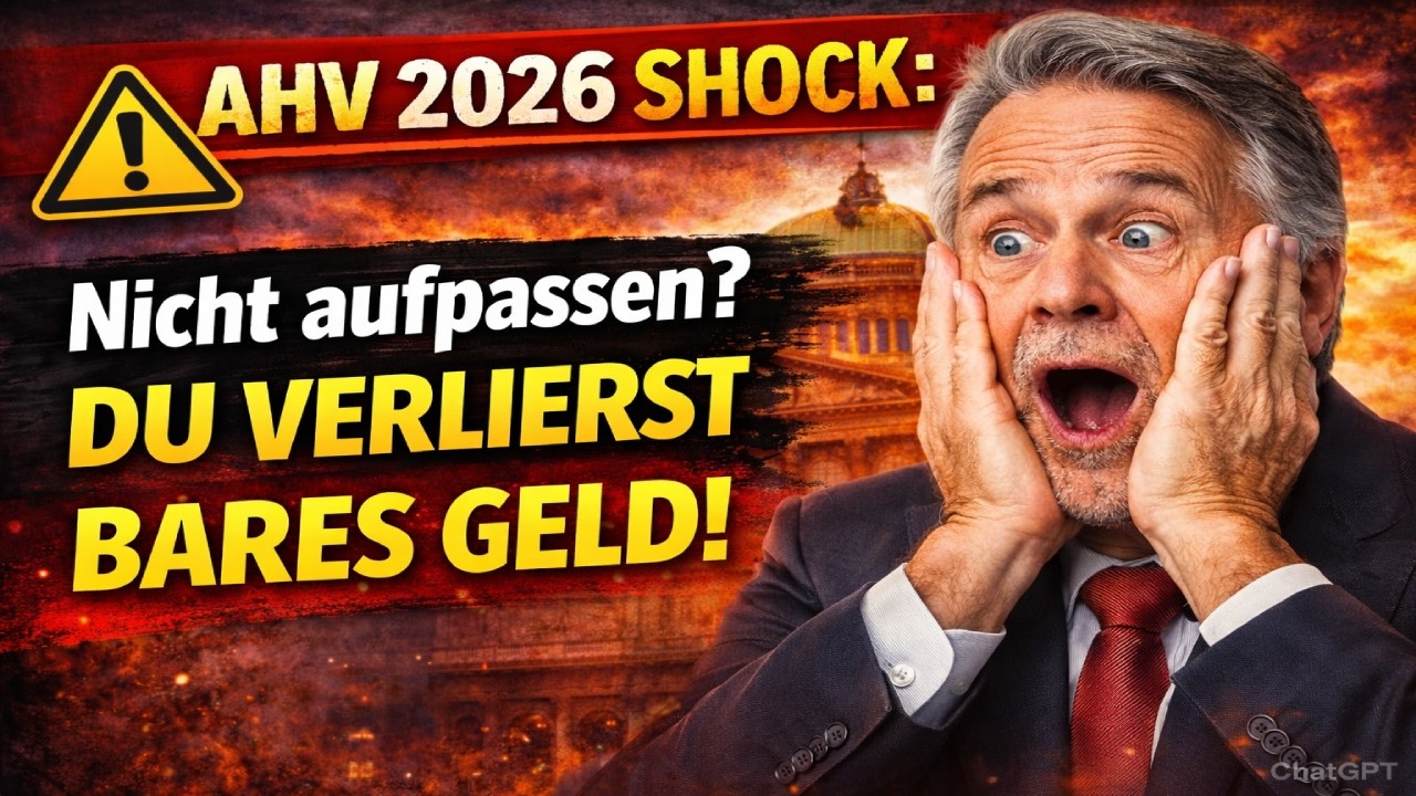 1️⃣ 💥 AHV 2026 Schock Warum viele Rentner bares Geld verlieren werden