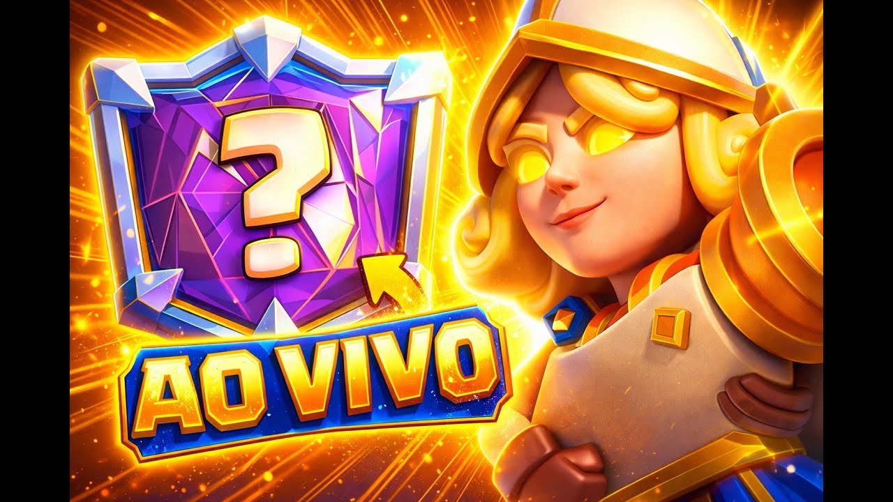 AO VIVO CLASH ROYALE - Bora! chega mais