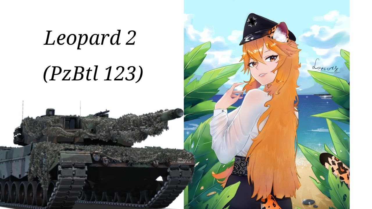Drawing Leopard 2 | War Thunder