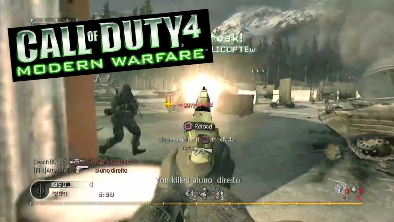 Call of Duty 4 Modern Warfare - PS3 Multiplayer Gameplay in 2024