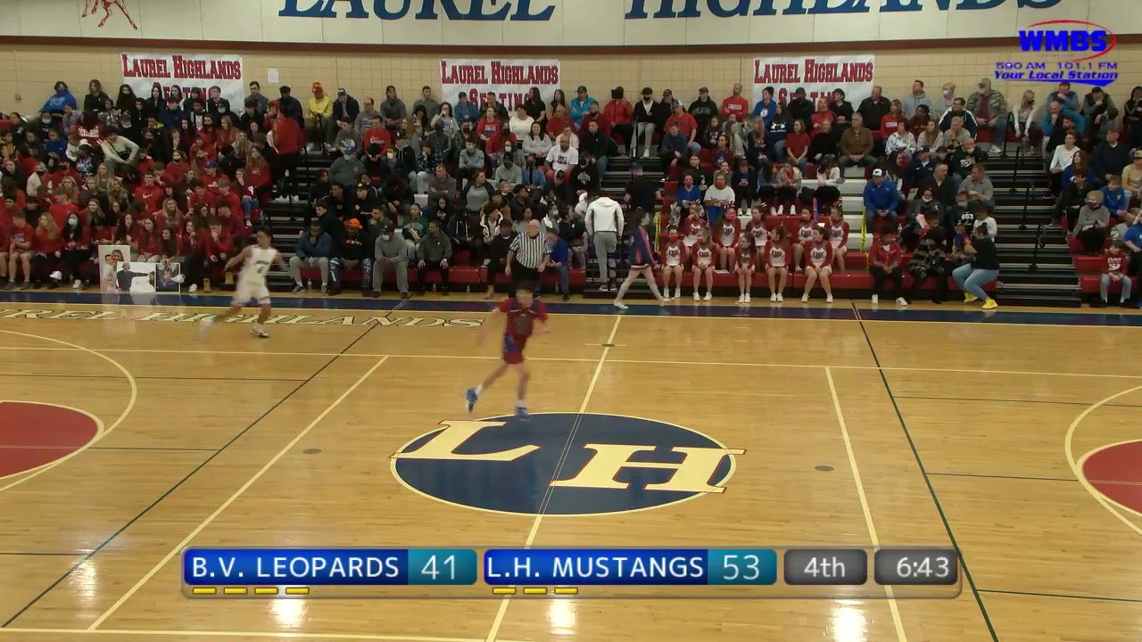 WPIAL Boys High School Basketball Belle Vernon at Laurel Highlands 1/19/22
