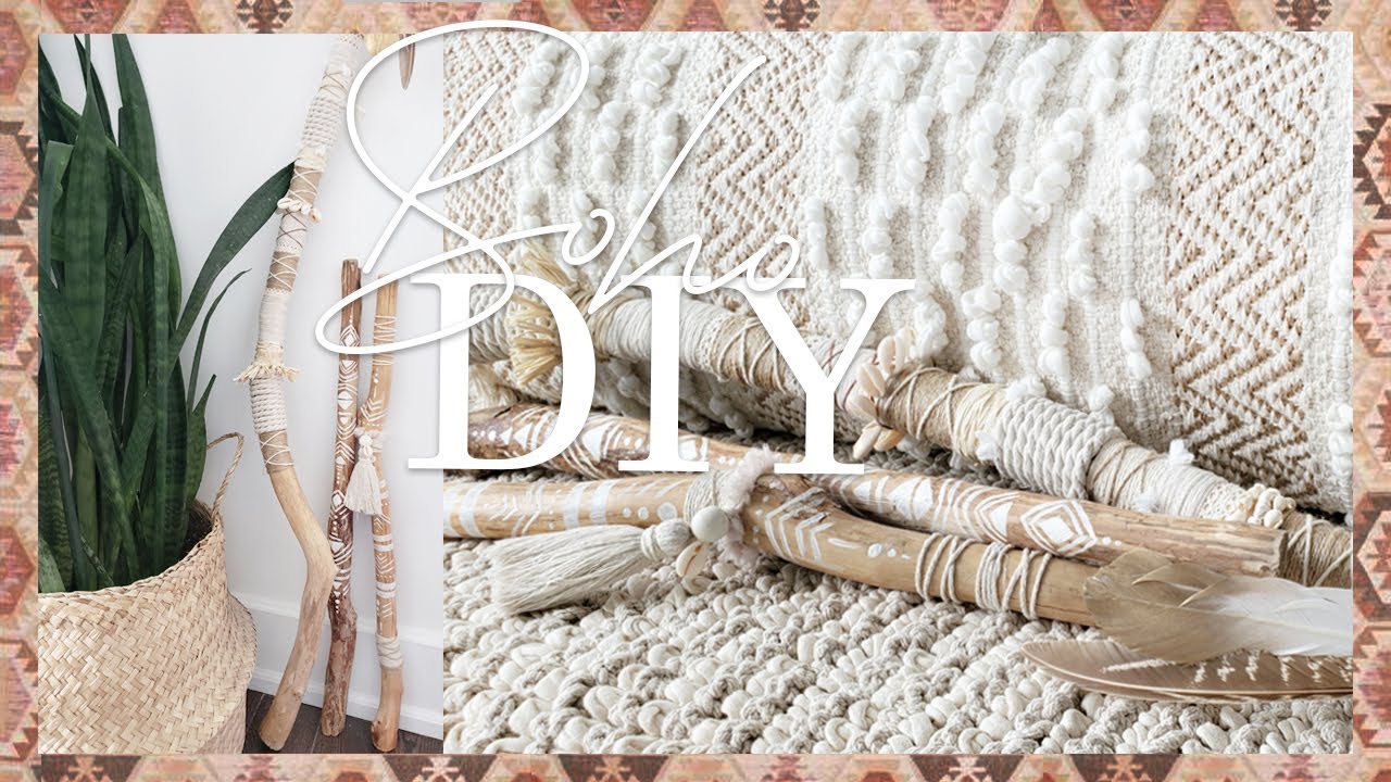 3 Boho DIY Home Decor / Decorative Branches