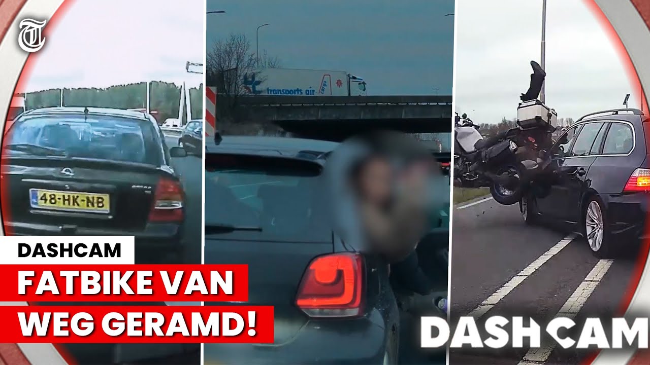 Brute botsingen, vliegende motorrijders en bizar gedrag: dit zijn dé verkeersaso’s van 2025