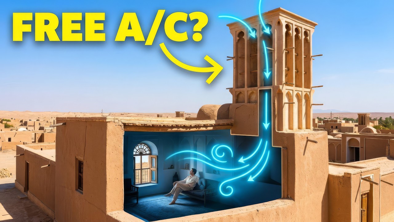 This Ancient Wind Tower Cools Homes for FREE. Why Did Modern HVAC Ignore It?