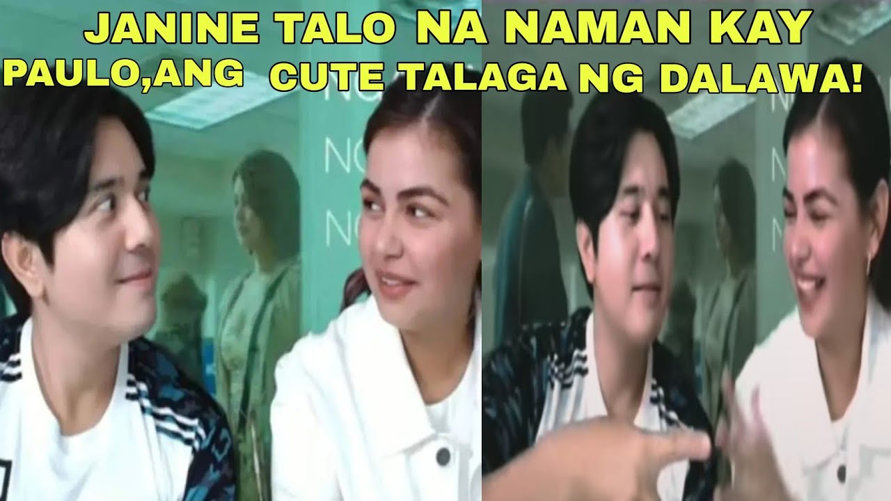 JANINE GUTIERREZ TALO NA NAMAN KAY PAULO AVELINO SA ISANG CHALLENGE ,KILIG TALAGA ANG DALAWA!