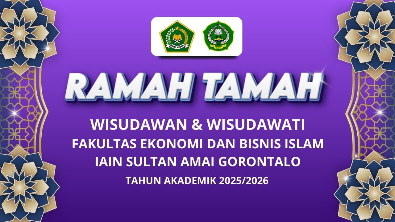 LIVE STREAMING RAMAH TAMAH WISUDAWAN DAN WISUDAWATI FAKULTAS EKONOMI DAN BISNIS ISLAM