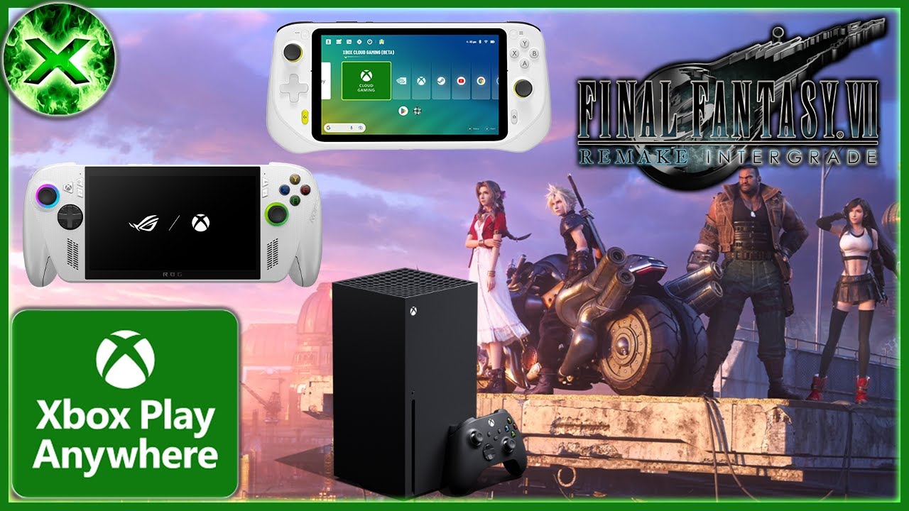Trying Final Fantasy VII Remake on Xbox Play Anywhere Devices!!