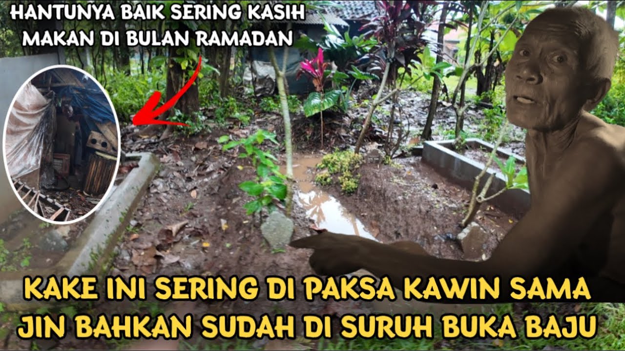 BIKIN PENASARAN ! KAKE INI DI PAKSA HANTU BUKA BAJU DAN DI AJAK NIKAH KUNTILANAK 