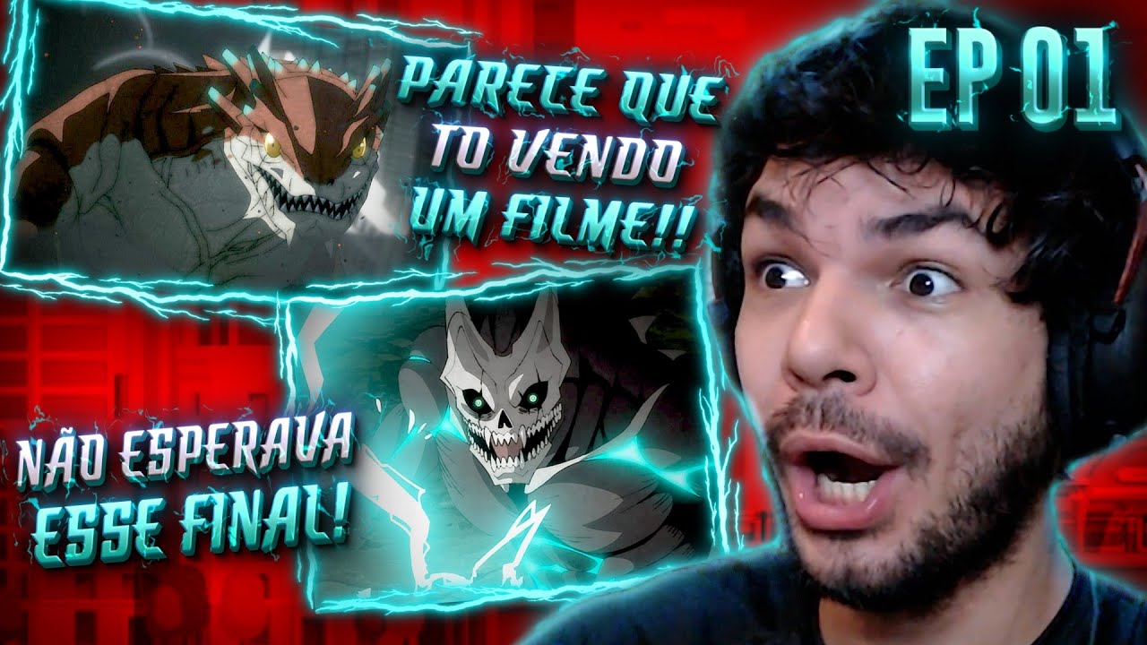 (QUE PRIMEIRO EP SENSACIONAL!!) REACT KAIJU NO. 8 - EPISÓDIO 1