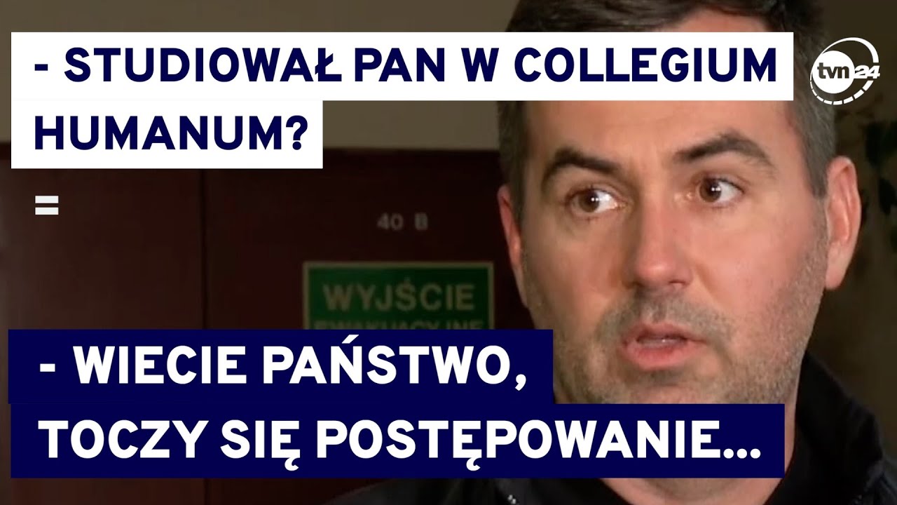 17 tys. za dyplom MBA dla siebie i żony. Szczeg&oacute;ły zarzut&oacute;w wobec Spychalskiego @TVN24