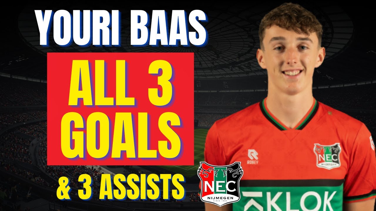 Youri Baas - ALL 3 GOALS & ASSISTS FOR NEC NIJMEGEN | Skills & Highlights