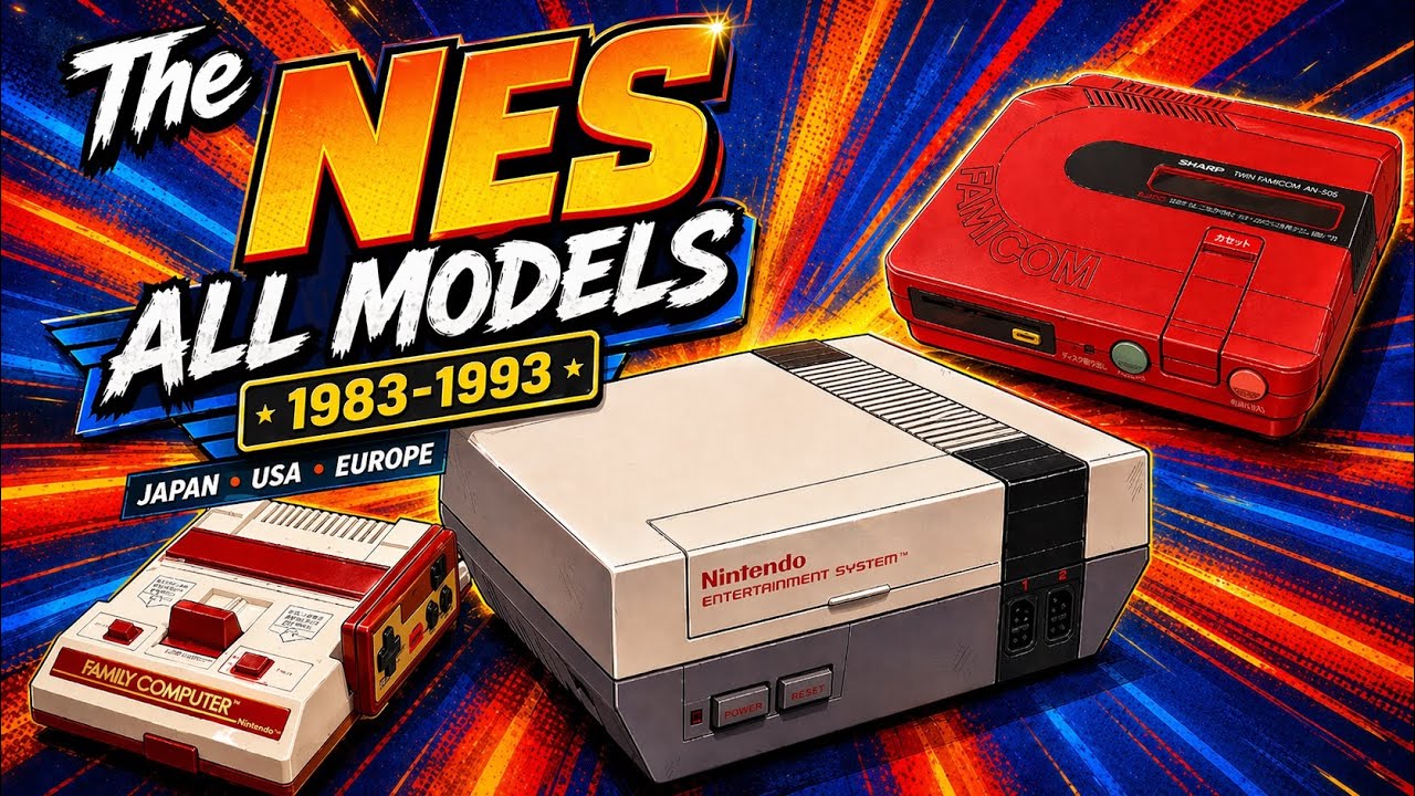All NES Models & Variants - Every Nintendo Entertainment System Released Worldwide