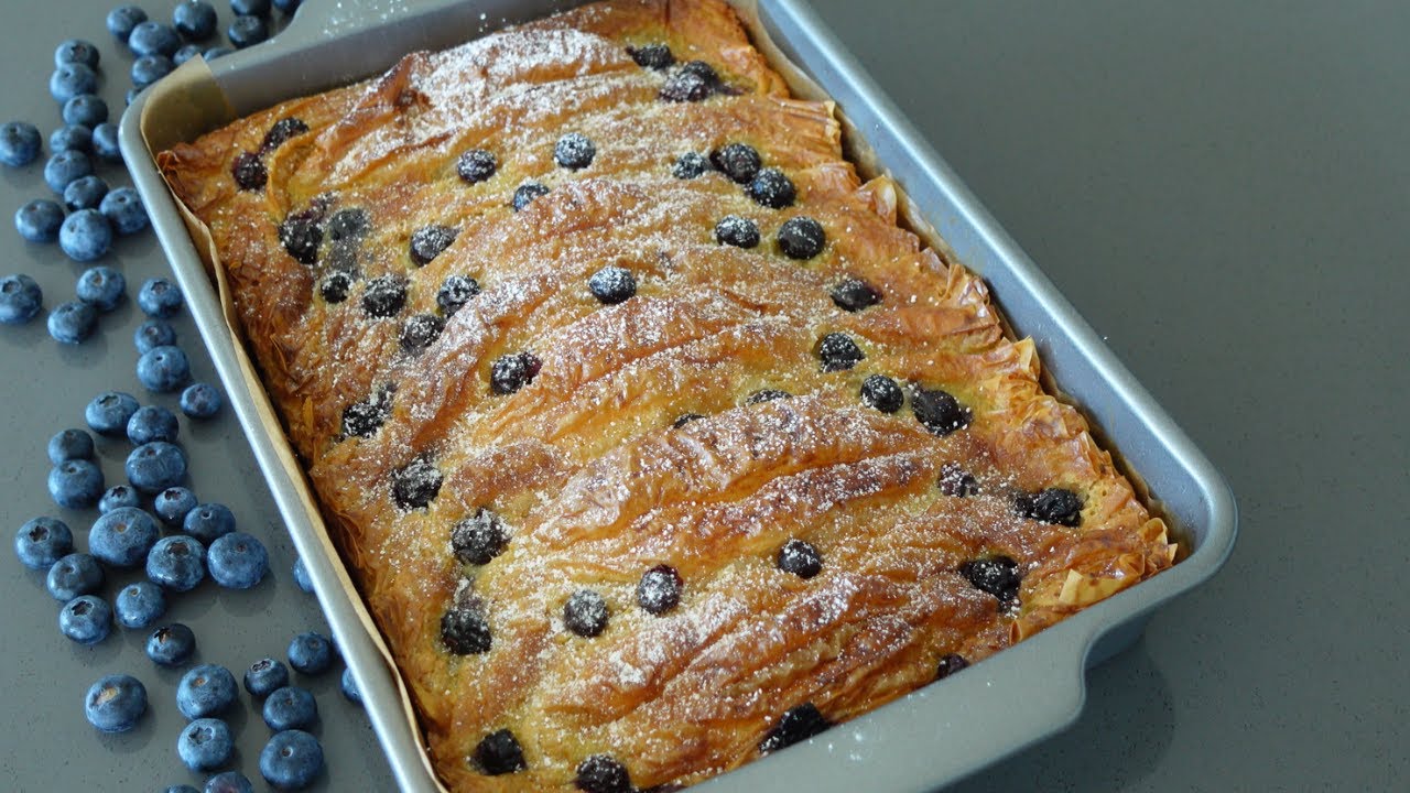 Light and Flaky Fillo Custard Cake | Soufra Crinkle Cake | Quick and Easy Recipe