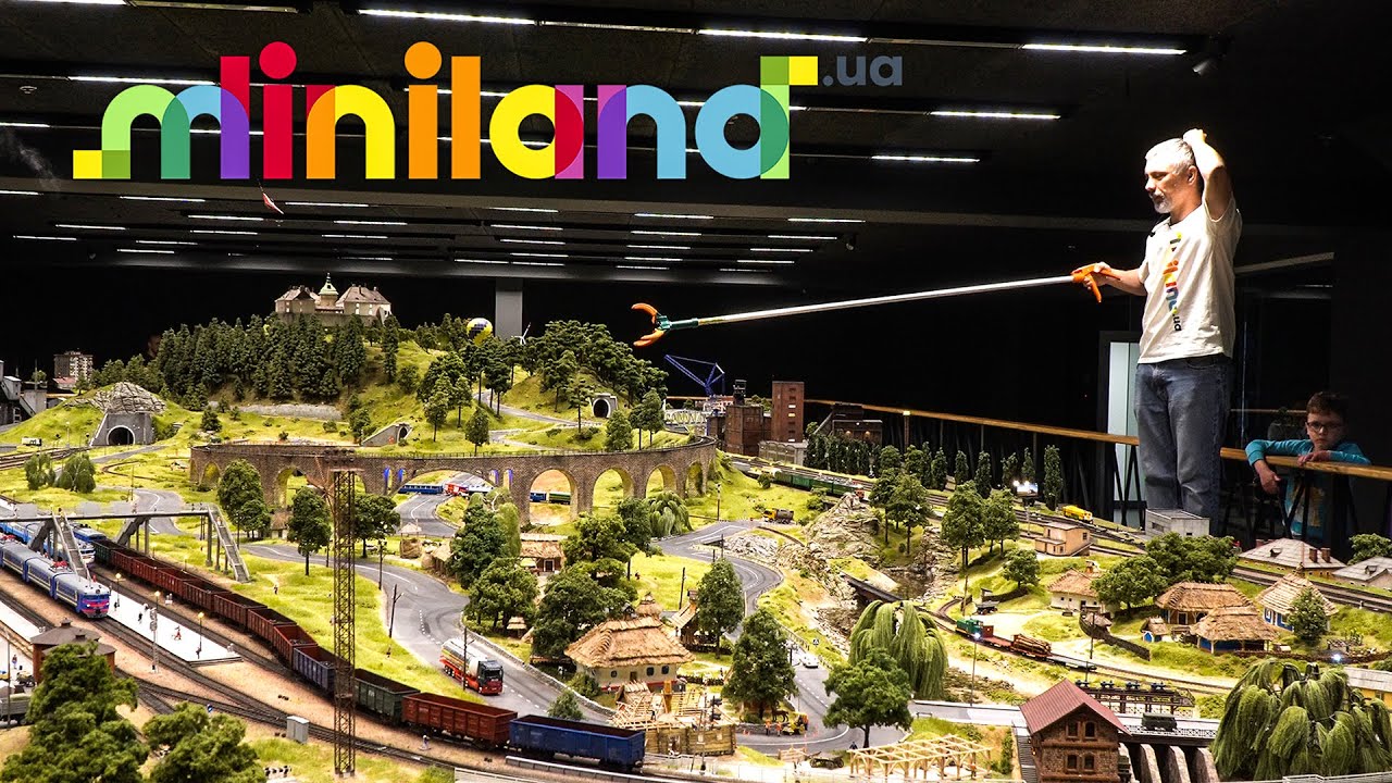 Экскурсия в крупнейший железнодорожный макет Украины "Miniland.UA"