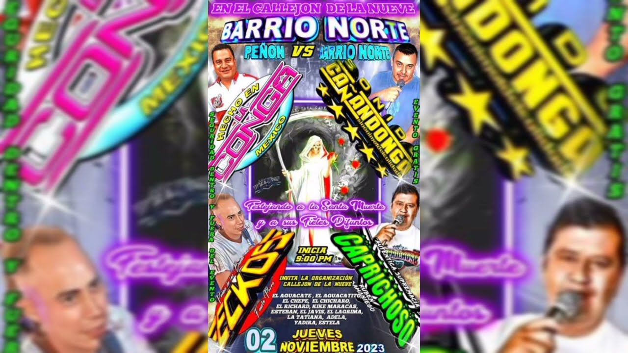 Sonido La Conga 🔴 Barrio Norte 🔴 Jueves 02 Noviembre 2023