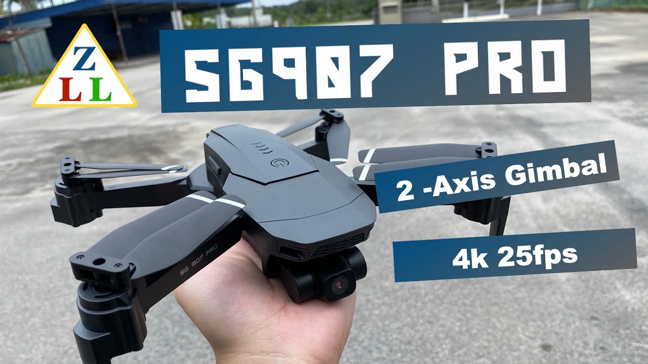 NEW ZLRC SG907 PRO CHEAPEST MINI DRONE WITH 2 AXIS GIMBAL & 4K CAMERA