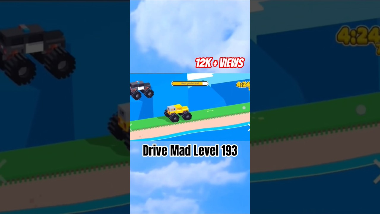 Drive Mad Level 193 #fancade #automobile #games #poki #gaming #drivemad