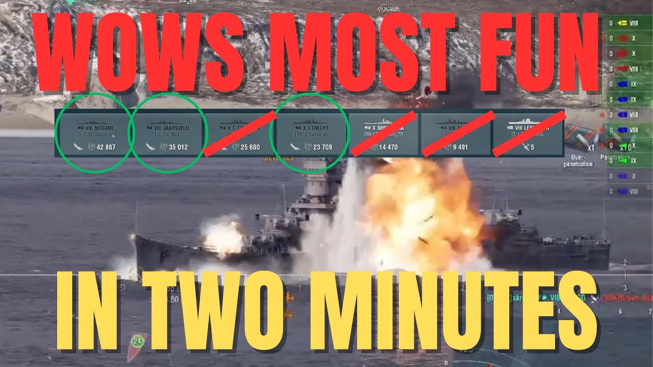 The Most Fun Two Minutes I Ever Had In World of Warships WOWS