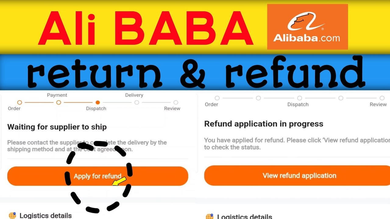 how to return and refund on Alibaba | Alibaba refund | Alibaba return #alibaba