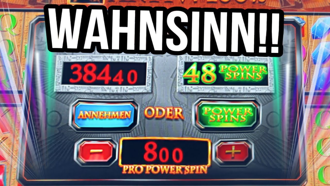 WAHNSINNS POWER SPINS💥BIGWIN💥Lucky Pharaoh Spieleinsatz auf 8€🔝Geldspielautmat wird Ausgeschöpft!