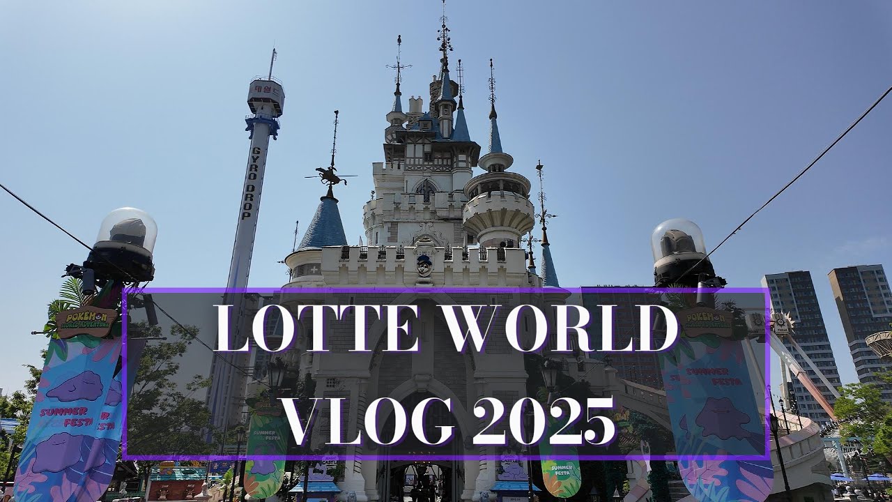 Lotte World Vlog 2025 | WATCH THIS VIDEO BEFORE PLANNING YOUR TRIP TO THIS PARK!!!!