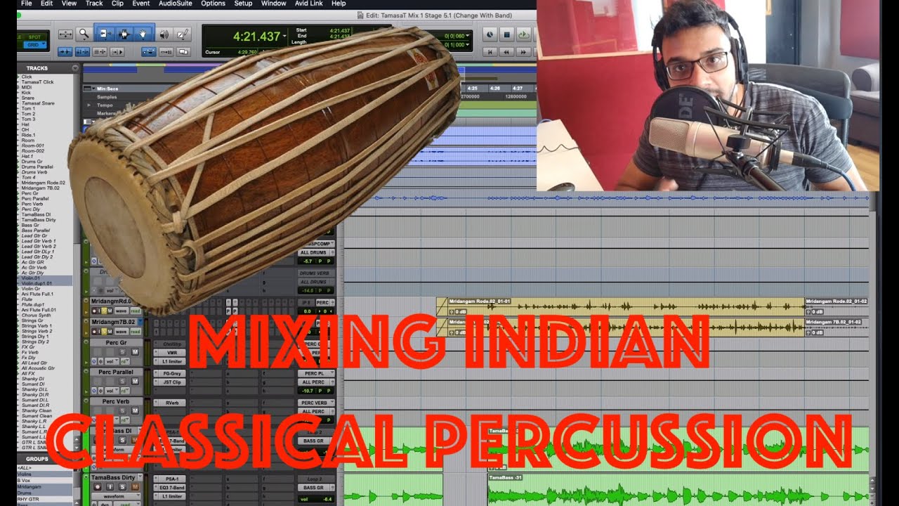 Mixing the Mridangam | Indian Classical Percussion in the Context of a Rock Mix