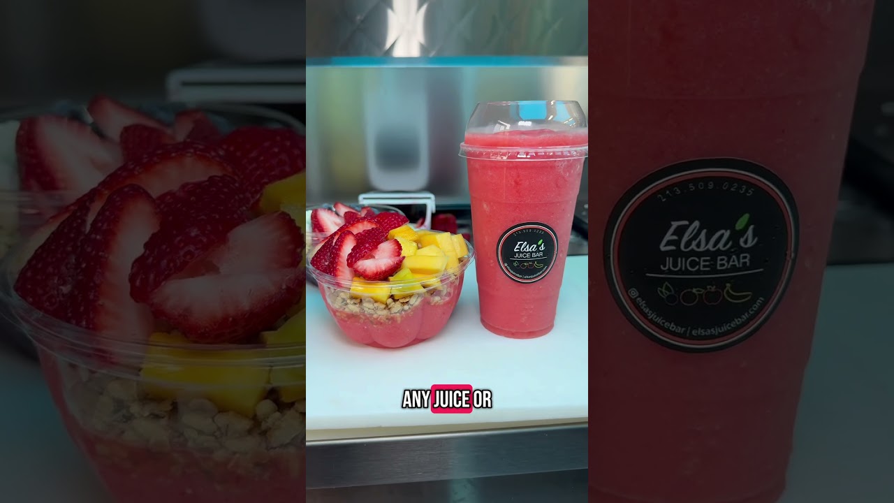 Best Smoothies in LA ! Elsa&rsquo;s Juice Bar 🔥