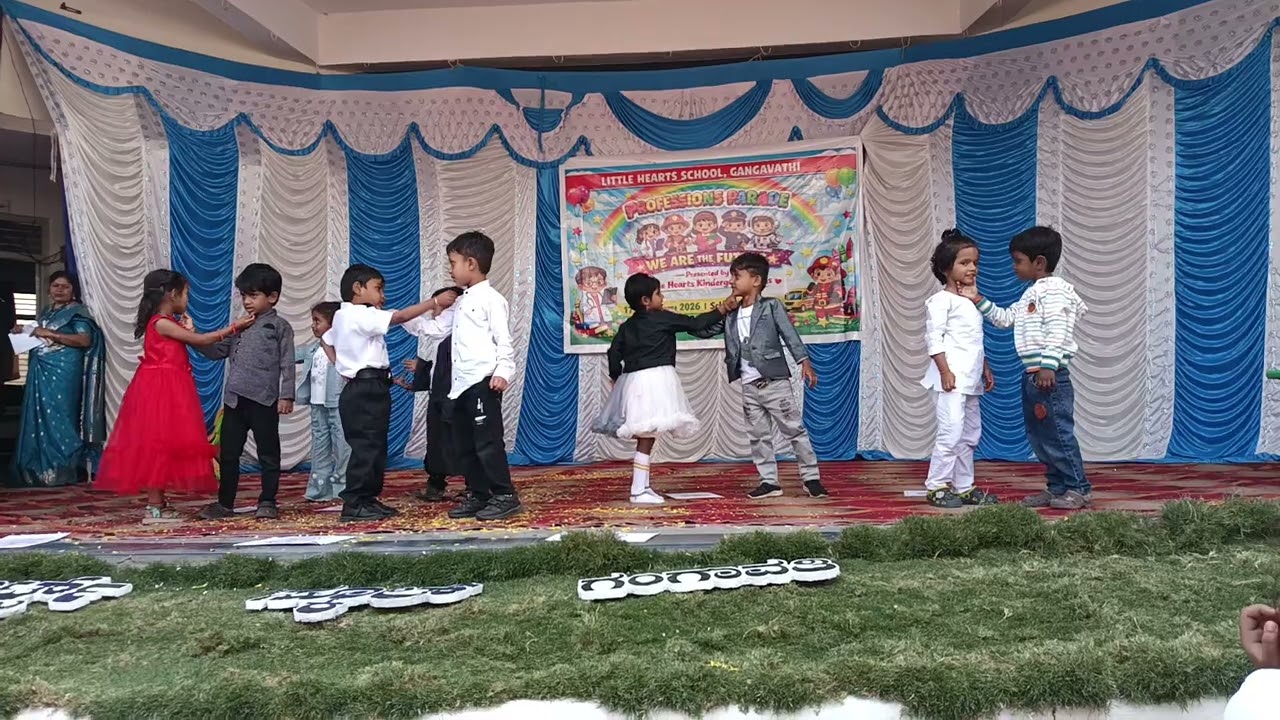 My son school annual day celebration kids dance video (E bhoomi bannada buguri  kannada song)
