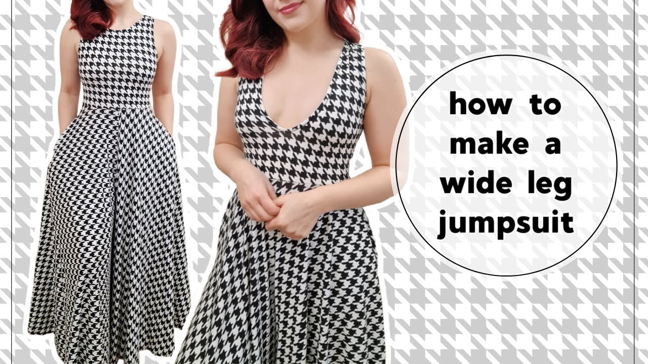 How To Make A Wide Leg Jumpsuit (with pockets!) | Beginner Friendly | Harrie Jumpsuit