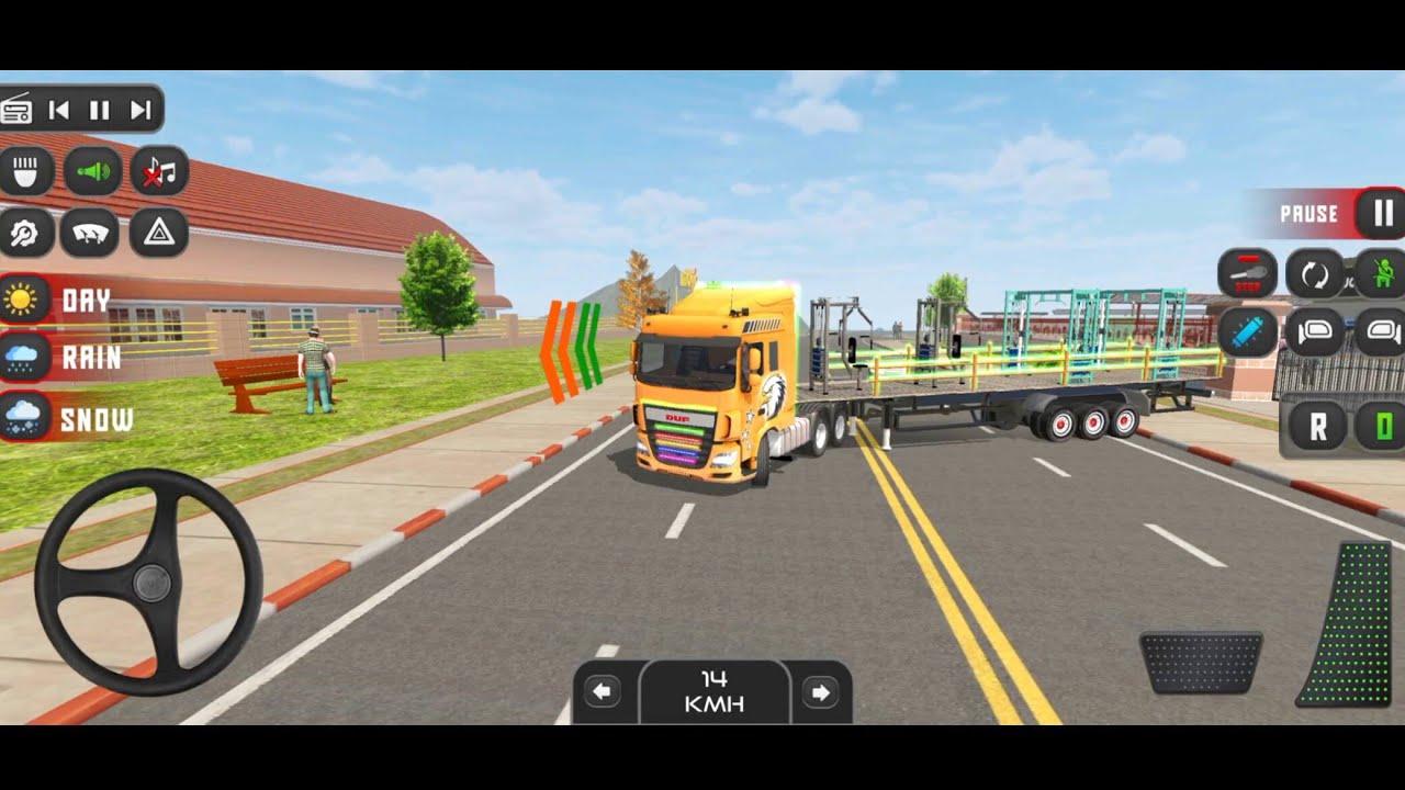 City truck driving game sim 3D android gameplay 