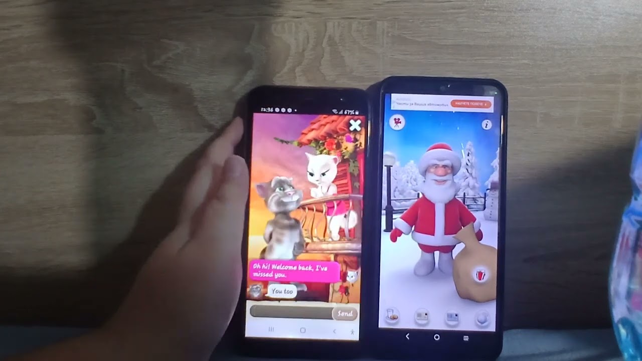 Tom love Angela vs Talking santa Echo 66