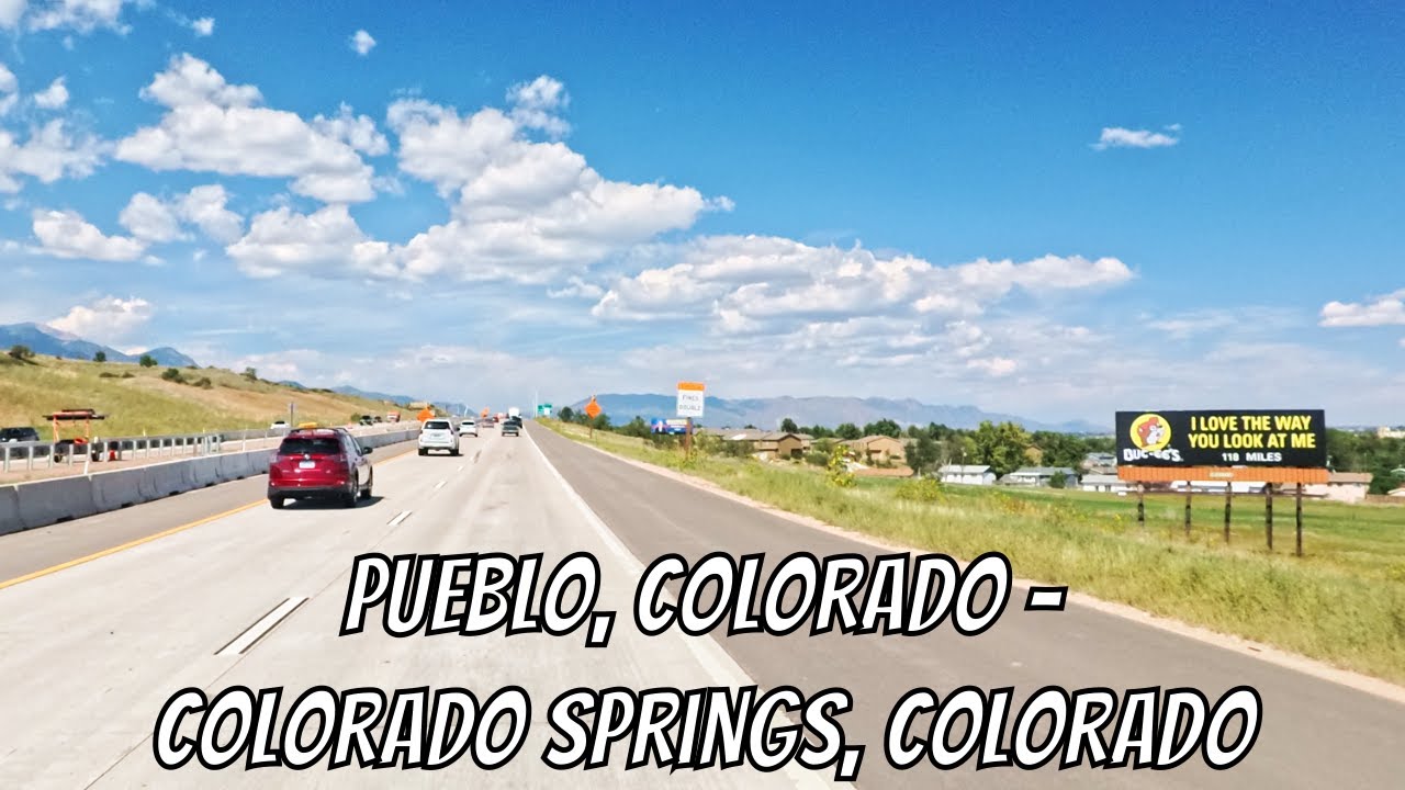 Pueblo, Colorado to Colorado Springs, Colorado! Drive with me in Colorado!