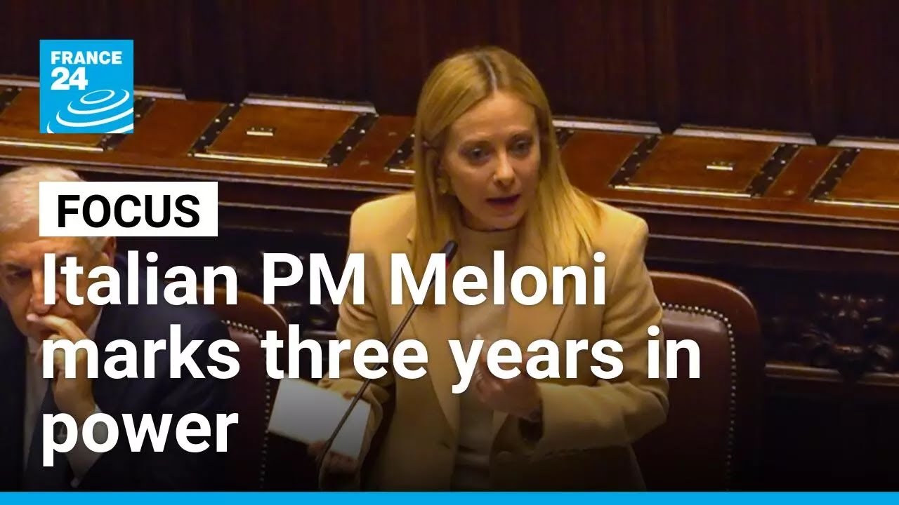 Three years of Meloni: Assessing the track record of Italy's far-right leader • FRANCE 24 English