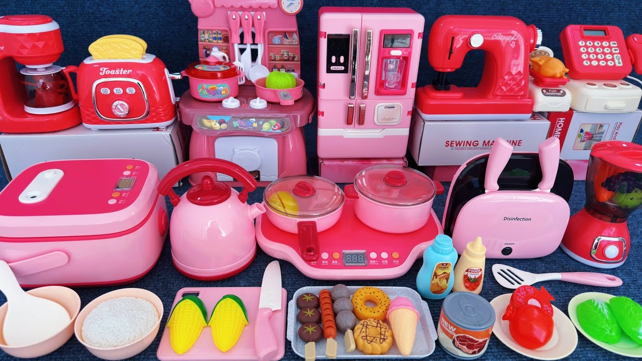 17 Minutes Satisfying with Unboxing Automatic Kitchen Appliance Playset ASMR | Review Toys