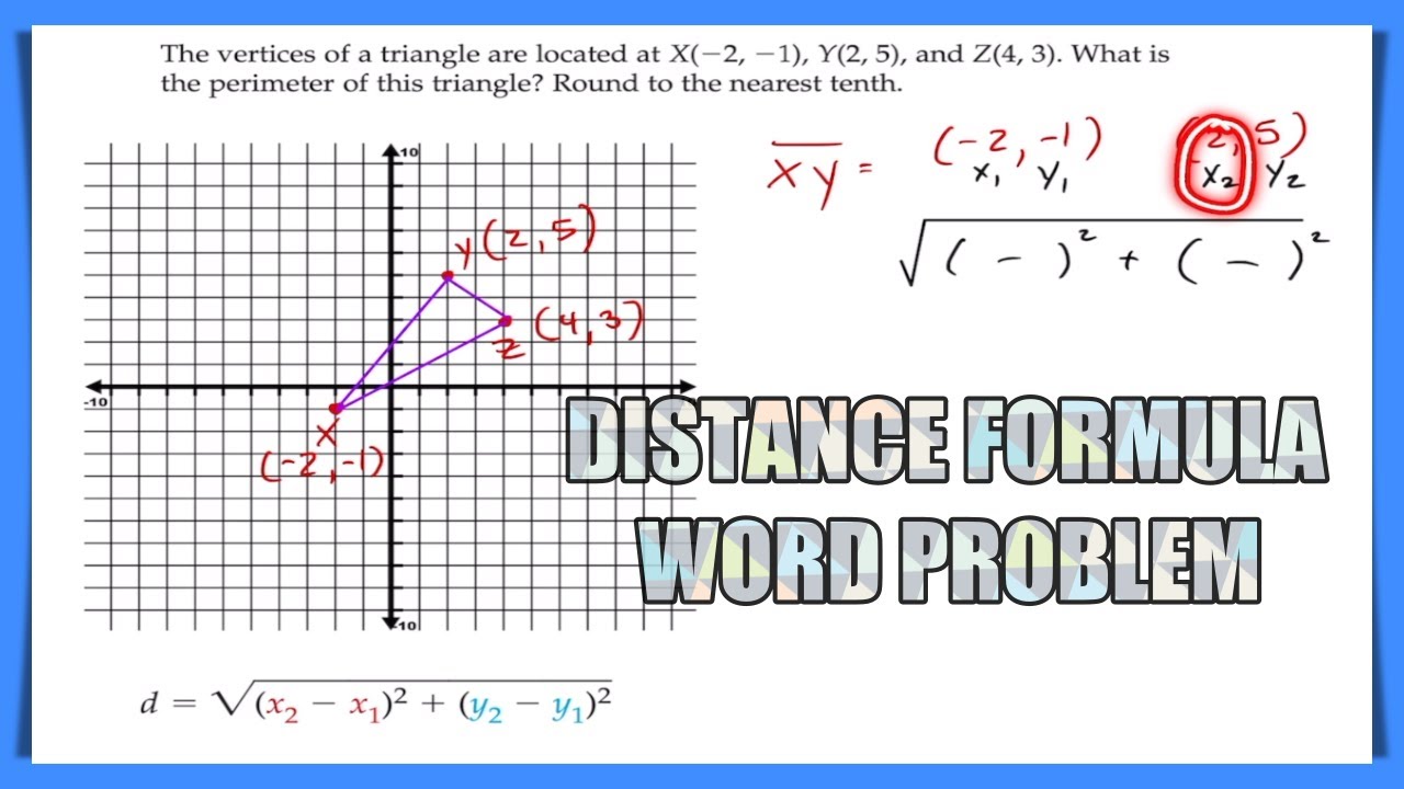 A Very common Distance Formula Word Problem