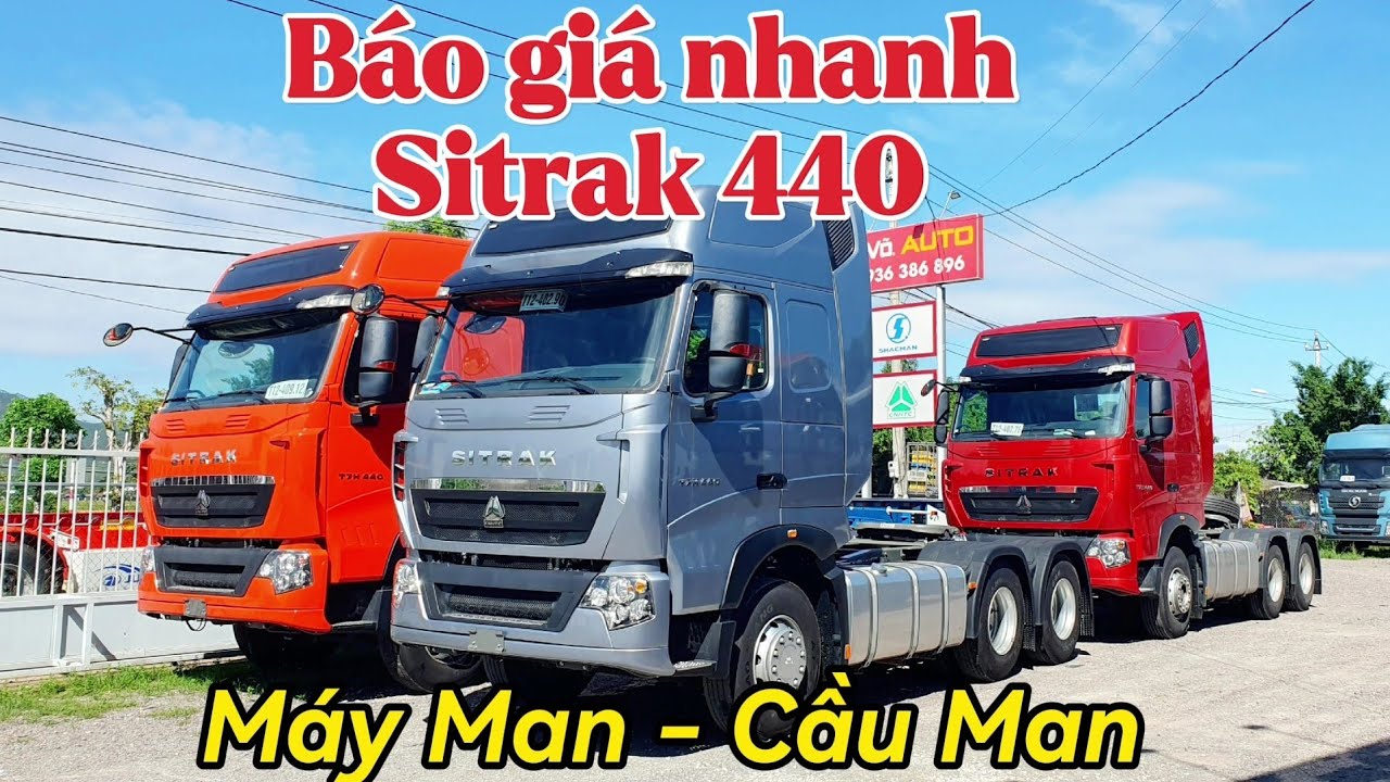 Phân Biệt Đầu Kéo Sitrak 440 Số C Và Số Thường | Đầu Kéo Sitrak T7H