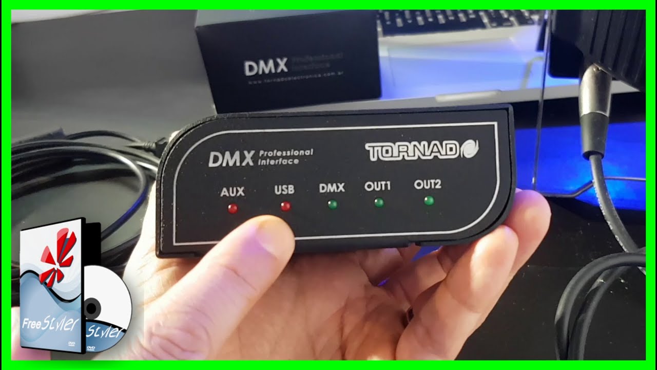 Interface DMX Tornado: Review + Drivers y Freestyler (No instales el 4.1 - Leer Descripción)