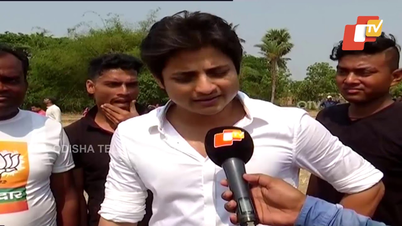 Ollywood actor Babusan campaigns for BJP Kendrapara LS candidate Jay Panda