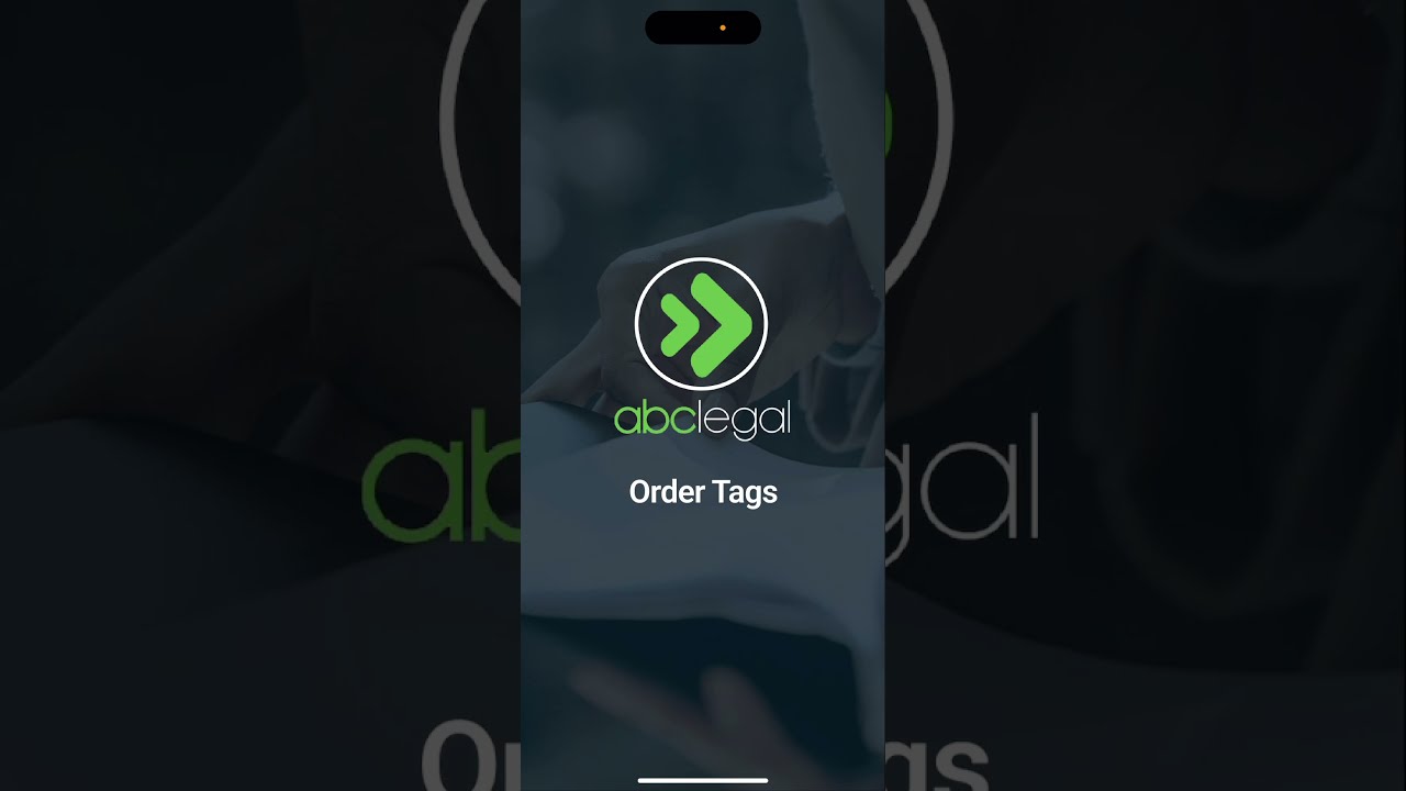 ABC Mobile  Order Tags