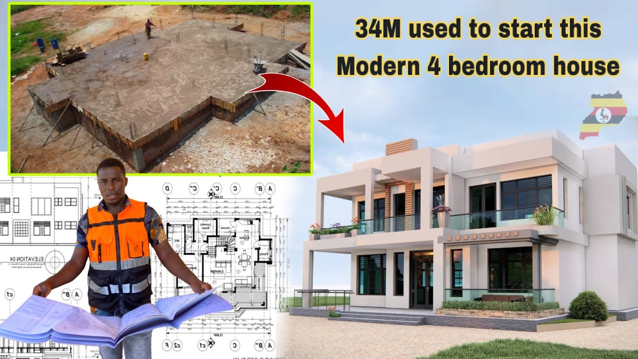 Material used to build foundations of this 4 bedroom house project in Jeza Uganda 2025
