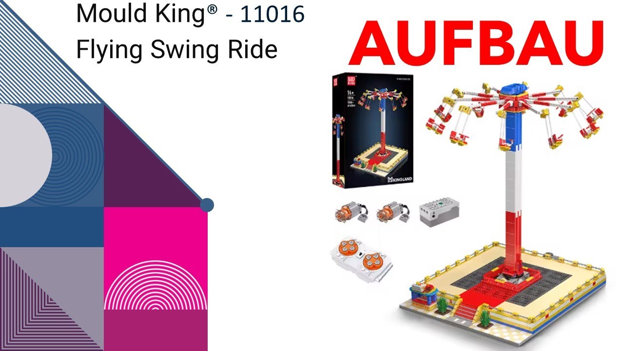 Mould King ® - 11016 Flying Swing Ride (AUFBAU) # Ben's Lego ® / Klemmbausteine Welt - Video 223