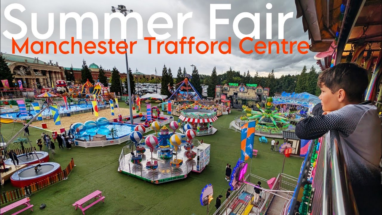 Manchester Trafford Centre Fun Fair Vlog | Summer Fair 2025