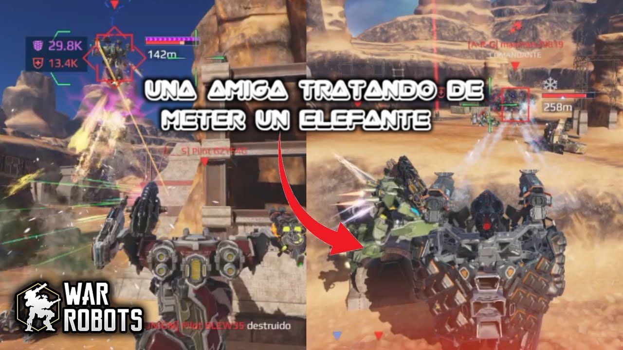 Cuáles son los robots está fastidiando y no te deja en paz total casa dama pesada 🤖🙏 WARROBOTS 