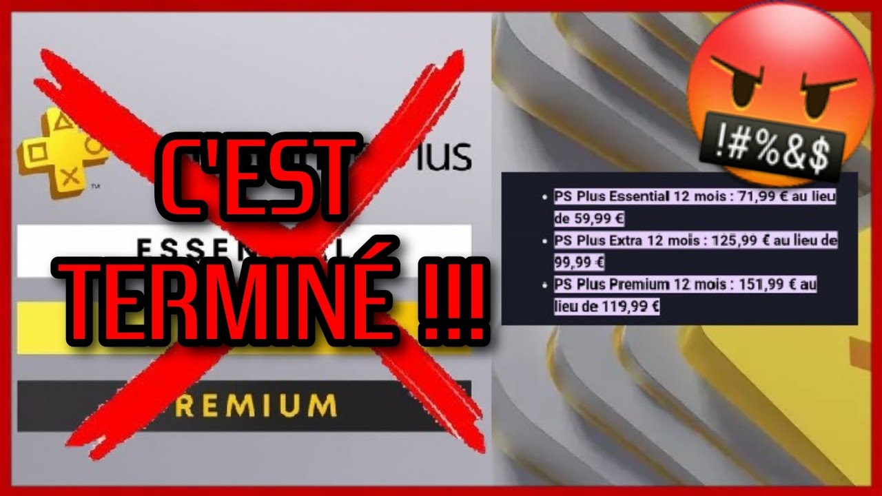 Augmentation des abonnements Ps Plus ABUSIVE - C'est terminé !!!🤬🤬🤬🖕