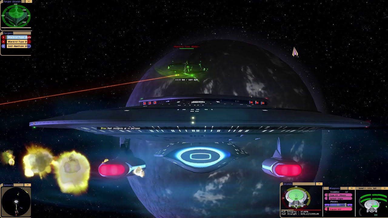 First Test of the Nebula EX | KM | Star Trek Bridge Commander