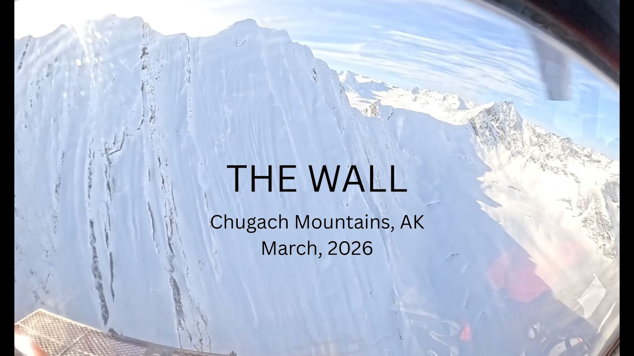 Approaching and Skiing The Wall | 4th Tracks of the Season | Chugach Heli Skiing POV