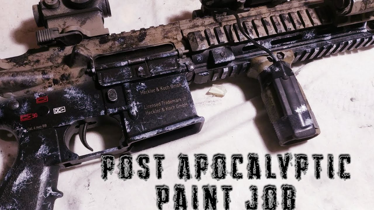 POST APOCALYPTIC - Paint Custom - HK416
