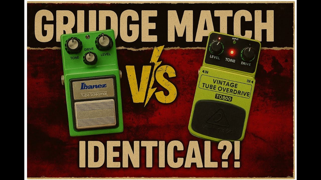 Identical?! Ibanez TS9 vs Behringer TO800 | Grudge Match